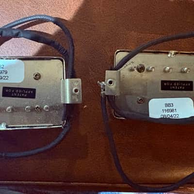 Gibson BurstBucker 2 & 3 Humbucker Pickup Set – Nickel – 2022 – Screws & Springs image 4