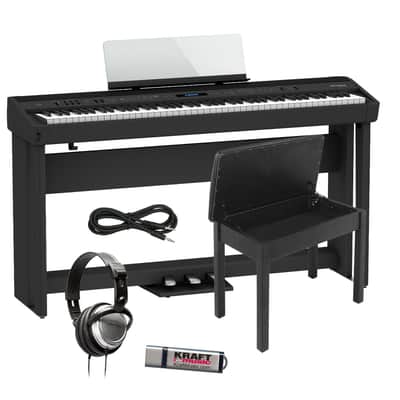 Roland FP-90X Digital Piano - Black COMPLETE HOME BUNDLE