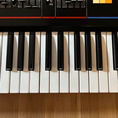 Roland Juno-6 61-Key Polyphonic Synthesizer 1982 - 1984 - Black image 5