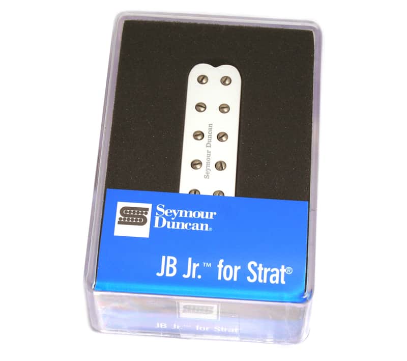 11205-15-W Seymour Duncan JB JR. Pickup Neck Pickup For Strat White SJBJ-1n image 1