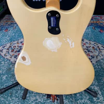 Mosrite Tom Hamilton's Aerosmith, Super Bowl Ventures Model Bass (#66) 1966 - Cream image 16