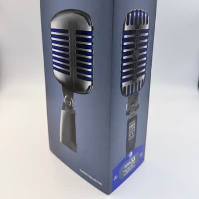 Shure Super 55 Deluxe Supercardioid Dynamic Microphone 2017 - Present - Chrome image 3