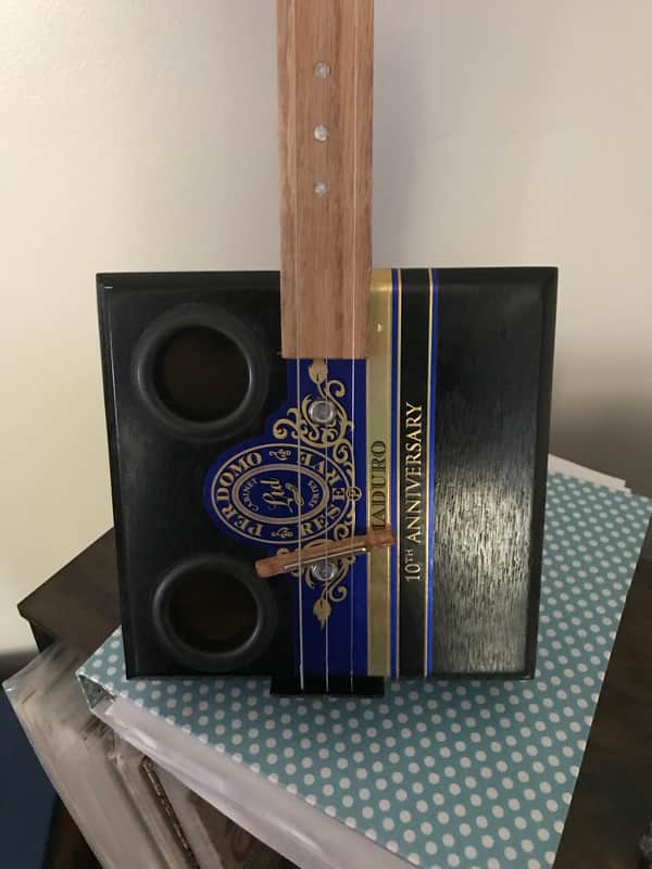 Unbranded Cigar Box Guitar 2026 - poly stain paint image 1