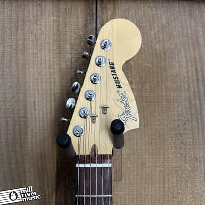 Fender American Performer Mustang Sunburst 2022 MIJ Bridge image 5