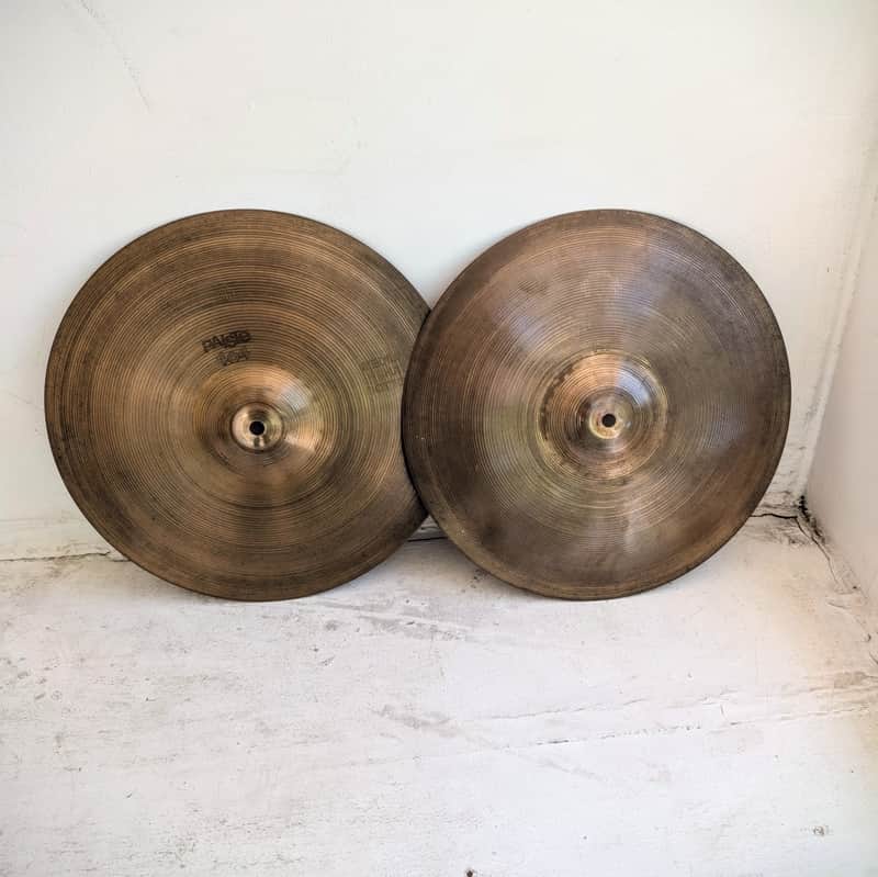 Paiste 14" 404 Medium Hi-Hat Cymbals (Pair) image 1
