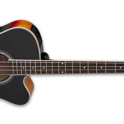 Takamine GB72CE Acoustic-Electric Bass in Gloss Brown Sunburst image 3