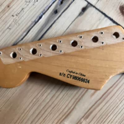 Squier Strat by Fender Electric Guitar Neck 1998 Stratocaster Early Affinity CY98 image 12