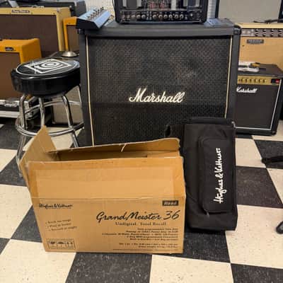 Hughes & Kettner GrandMeister 36 4-Channel 36-Watt Guitar Amp Head 2014 - 2017 - Black image 2