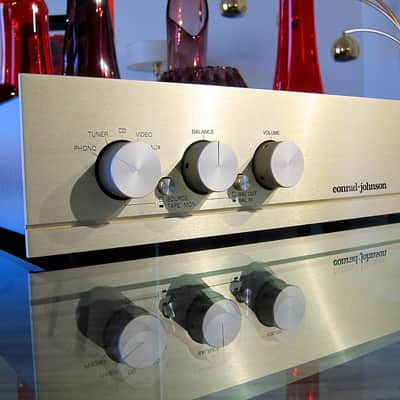 Vintage 1980s Conrad-Johnson PV-10 Tube Pre Amp Amplifier All Original Near Perfect Condition image 11