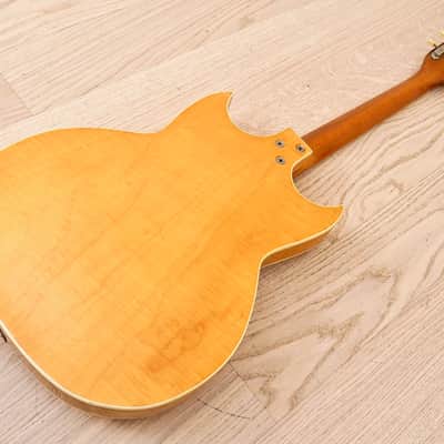1960s Kay Pro P-3 Thinline Doublecut Vintage Guitar Barney Kessel Kleenex Box w/ Case, Swingmaster image 14