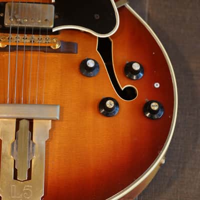 Vintage! 1972 Gibson Custom L-5 CES Electric Archtop Hollowbody Guitar Honey Burst + OHSC image 7