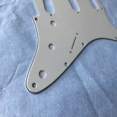 New 3 Ply Mint Green 11 Hole Modern-Style Strat s/s/s Fits Fender Guitar Pickguard image 4