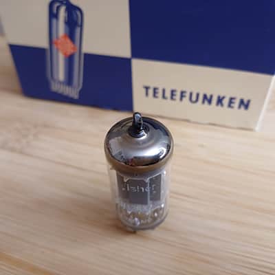 Perfect NOS early TELEFUNKEN ecc83 12ax7 long SMOOTH plate, 1 hole on plate,super strong perfectly balanced preamp tube. image 6