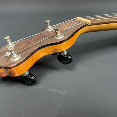 Vintage Open-Back 5-String Banjo c. 1920s-1940s Unbranded w/ Star Inlay & Gig Bag image 15