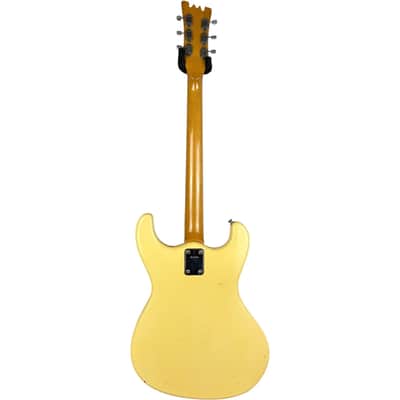 Mosrite The Ventures Model - Vintage White image 4