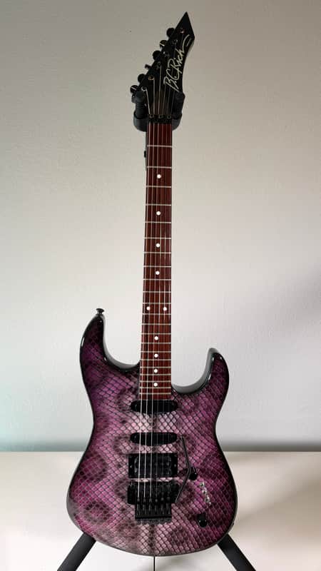 B.C. Rich ST-III USA Snake Skin Neck Thru Body image 1