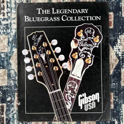 Gibson The Legendary Bluegrass Collection Banjo / Mandolin Catalogue! E10-2 image 1