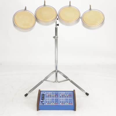 Pollard Syndrum 477 Quad Drum Synth Trigger Kit w/ Stand & Road Case #37407 image 2
