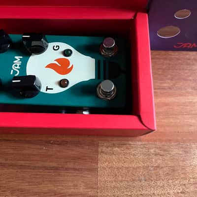 JAM Pedals Lucydreamer with original box - hand painted green image 6