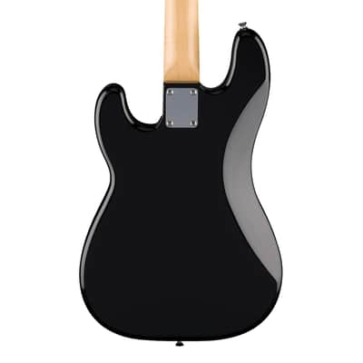 Used Fender Standard Precision Bass Guitar - Black w/Laurel FB image 7