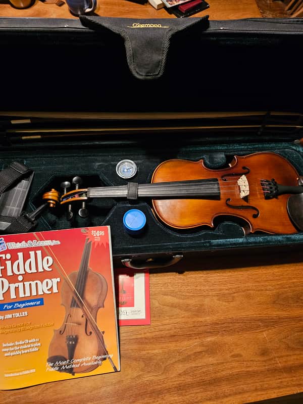 Cremona SV-225 Premiere Student Full-Sized Violin - Natural image 1