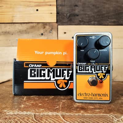 Electro-Harmonix Op-Amp Big Muff Pi Fuzz, distortion, sustainer - Wanna Cherub Rock? Pumpkin Pi image 1
