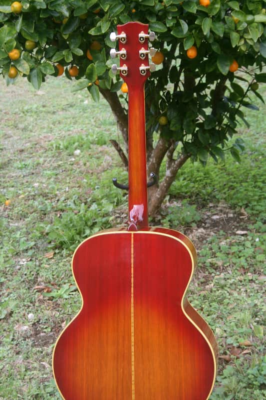 Greco Canda 404 J200 style guitar 1973 Sunburst+Hard Case | Reverb