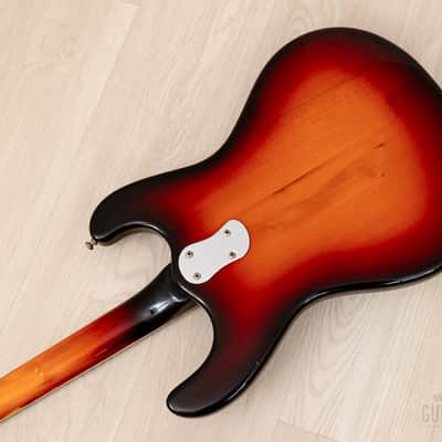 1991 Mosrite Ventures Model USA-Made "Built in Soul" Sunburst w/ Vibramute & Case, Semie Moseley image 15