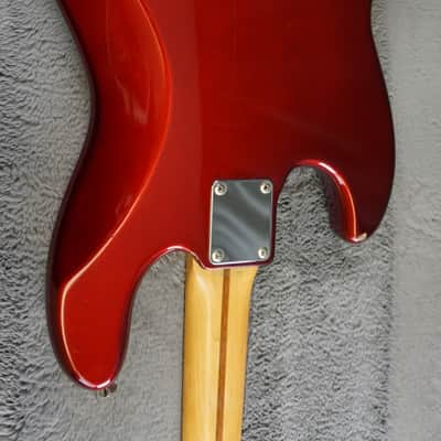 94-95 Fender Japan Jazz Bass Candy Apple Red w/ Gig Bag image 17