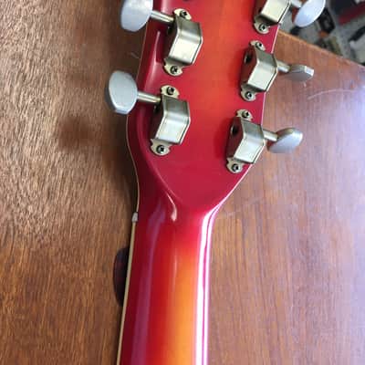 Rare 1966 Hofner President Cherry Sunburst Vintage image 7