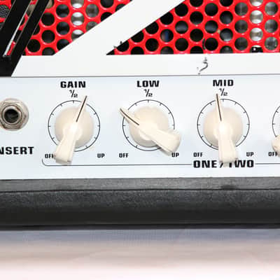 EVH 5150 III 6L6 3-Channel 50 Watt Ltd Ed Color Black/Red/White Amp Head image 2