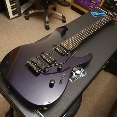 RARE Jackson Dinky Pro Reverse Purple DK2 Japan MIJ German Floyd Rose Professional Guitar OHSC image 8