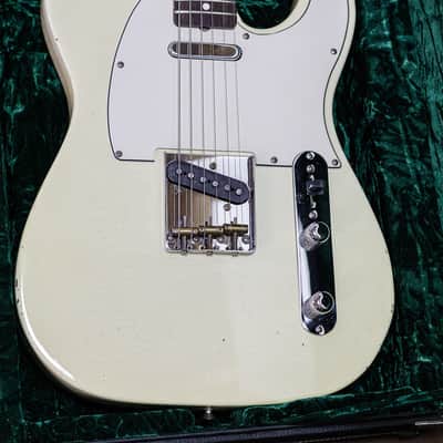 Del-Tone 60's T-style | Aged Vintage White image 5