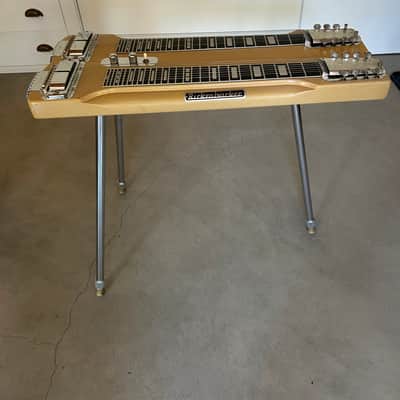 Rickenbacker Double 8 String Steel Guitar 1960's ? - Tan color. Not original , brushed on enamel. image 1