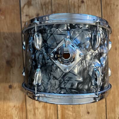 Slingerland Tom 13x9 1970’s Niles badge 1970’s - Black Diamond pearl image 4