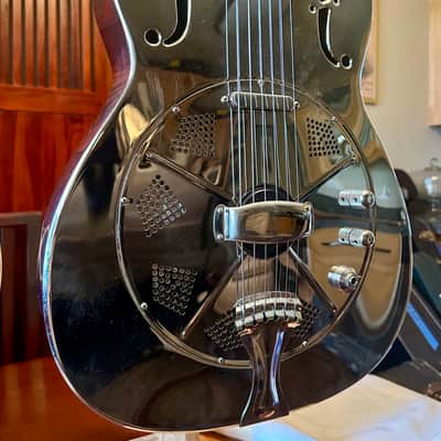 National N 14 Resonator Custom Order Single-Cone with National Factory Amplification - German Silver image 2