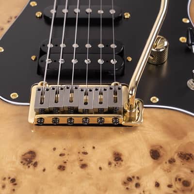 Michael Kelly Burl 60 Ultra, Epic Eleven Electronics Hot-Rod Mod, Natural Burl image 6