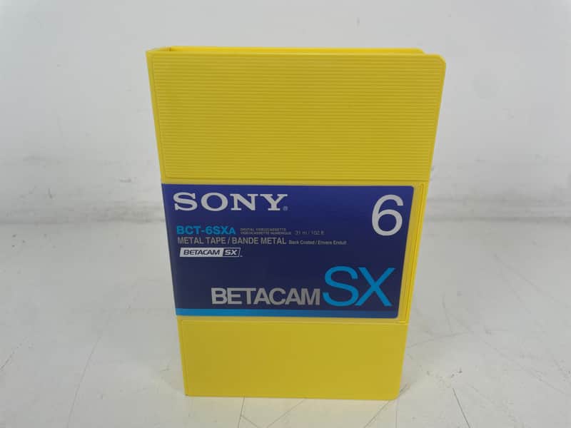 Sony - BCT-6SXA - BetacamSX - Metal Tape - 6 - NOS image 1