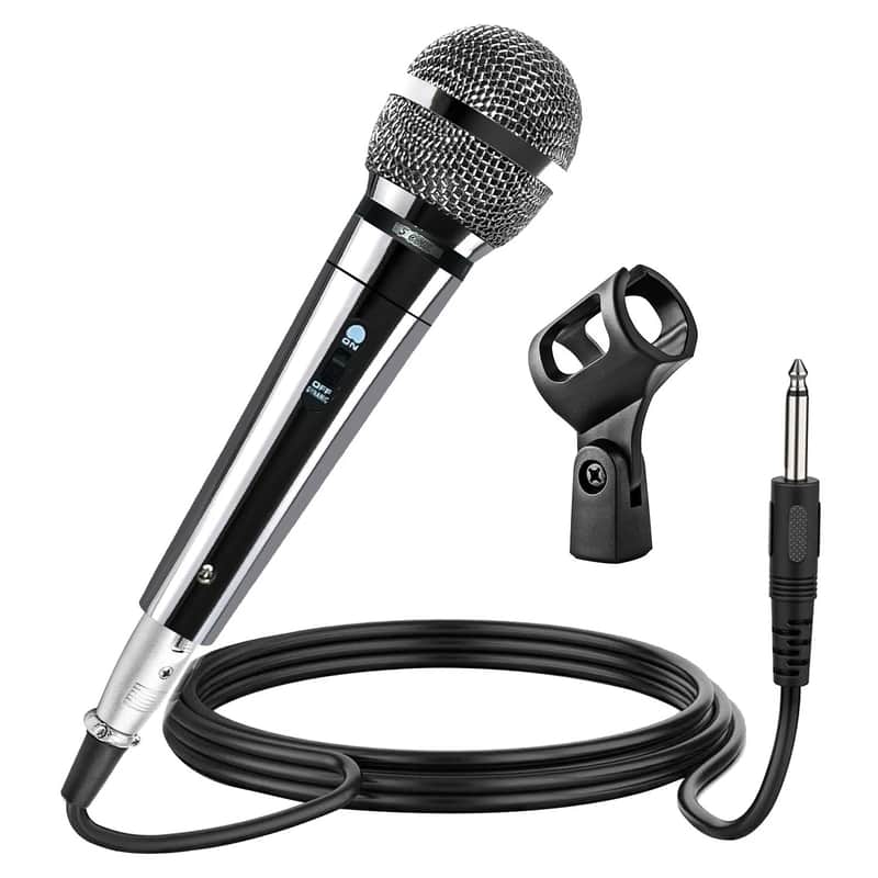 5Core XLR Microphone Dynamic Mic Karaoke Singing Studio Mics Handheld Mic image 1