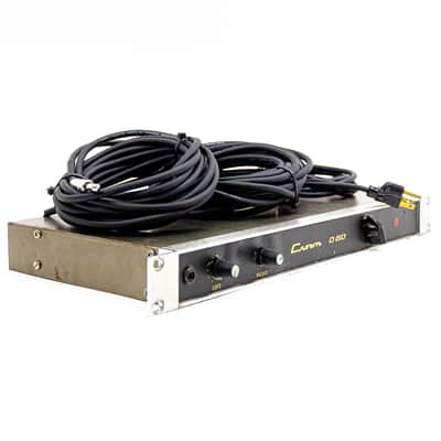 Crown D-60 Dual Channel Power Amplifier with Pair of 25' Speaker Cables image 2