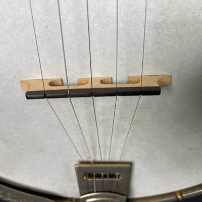 Ventura 5-String Resonator Banjo MIJ Japan c. 1970s w/ Hard Case image 7