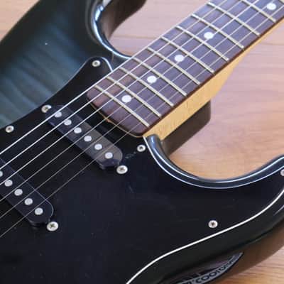 1992 Squier Japan SST-33 "Silver Series" Stratocaster (Blueburst Fotoflame) image 5
