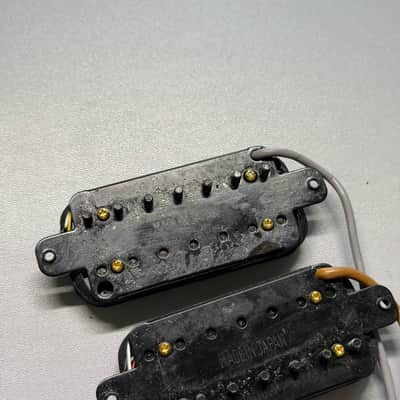 Ibanez Prestige V87 V77 7 String Electric Guitar Pickup Set Black Humbuckers Japan Bridge & Neck RG1527 image 10