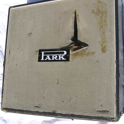 1966 67 Park Marshall 4 X 12” Cabinet Top Handel Black image 1