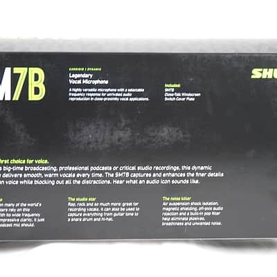 Shure SM7B Cardioid Dynamic Microphone 2001 - Present - Black image 3