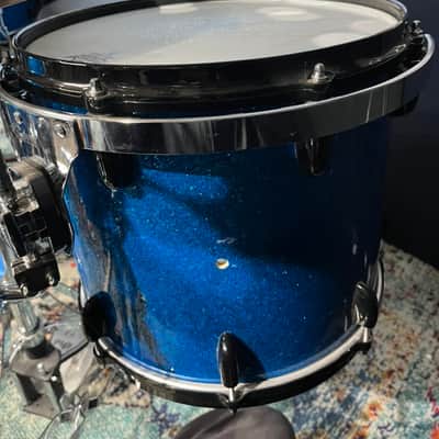 Mark Schulman's P!NK Gretsch USA Maple 7-Piece Drum Set, 2008 — Blue Sparkle image 8