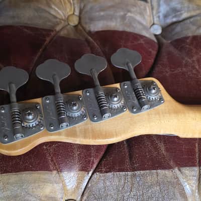 Fender Precision Bass 1957 Artist Owned Ex David Coverdale, Stealers Wheel - Telecaster Headstock, dash serial number, factory natural vintage 50s P-bass, sales receipt image 18