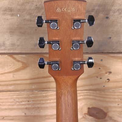 Ibanez PC50WSLCE Left-Handed Acoustic/Electric Guitar Open Pore Brown image 7