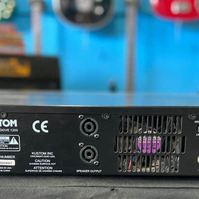 Kustom Groovebass 1200 Bass Amp Head image 2