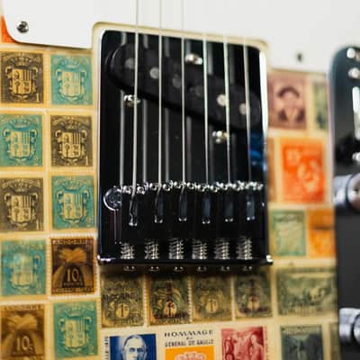 Fender Custom Shop "Imagine" World Stamp Collection Telecaster Electric Guitar - Andorra with Hardshell Case - Floor Model image 12